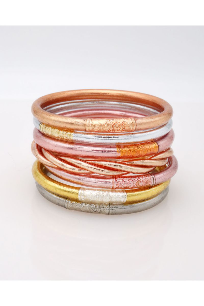 Jonc Bouddhiste Mantra ROSE GOLD