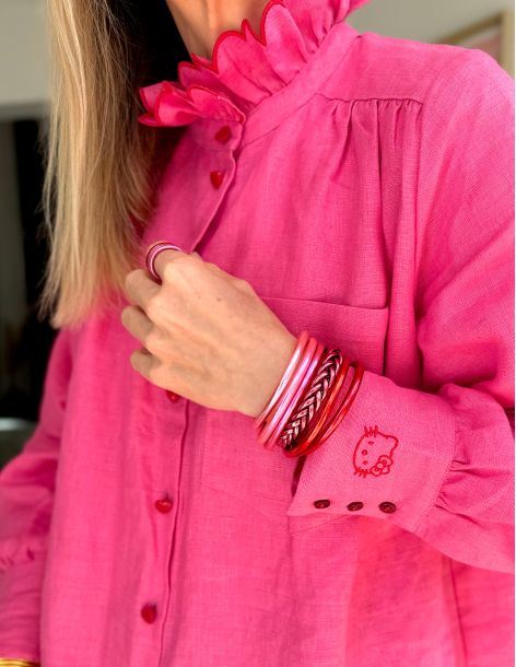 Jonc Bouddhiste Mantra CERISE qualité supérieure (à partir de 10€) 2