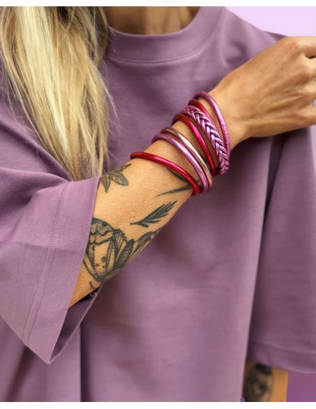 Jonc Bouddhiste Mantra VIOLET