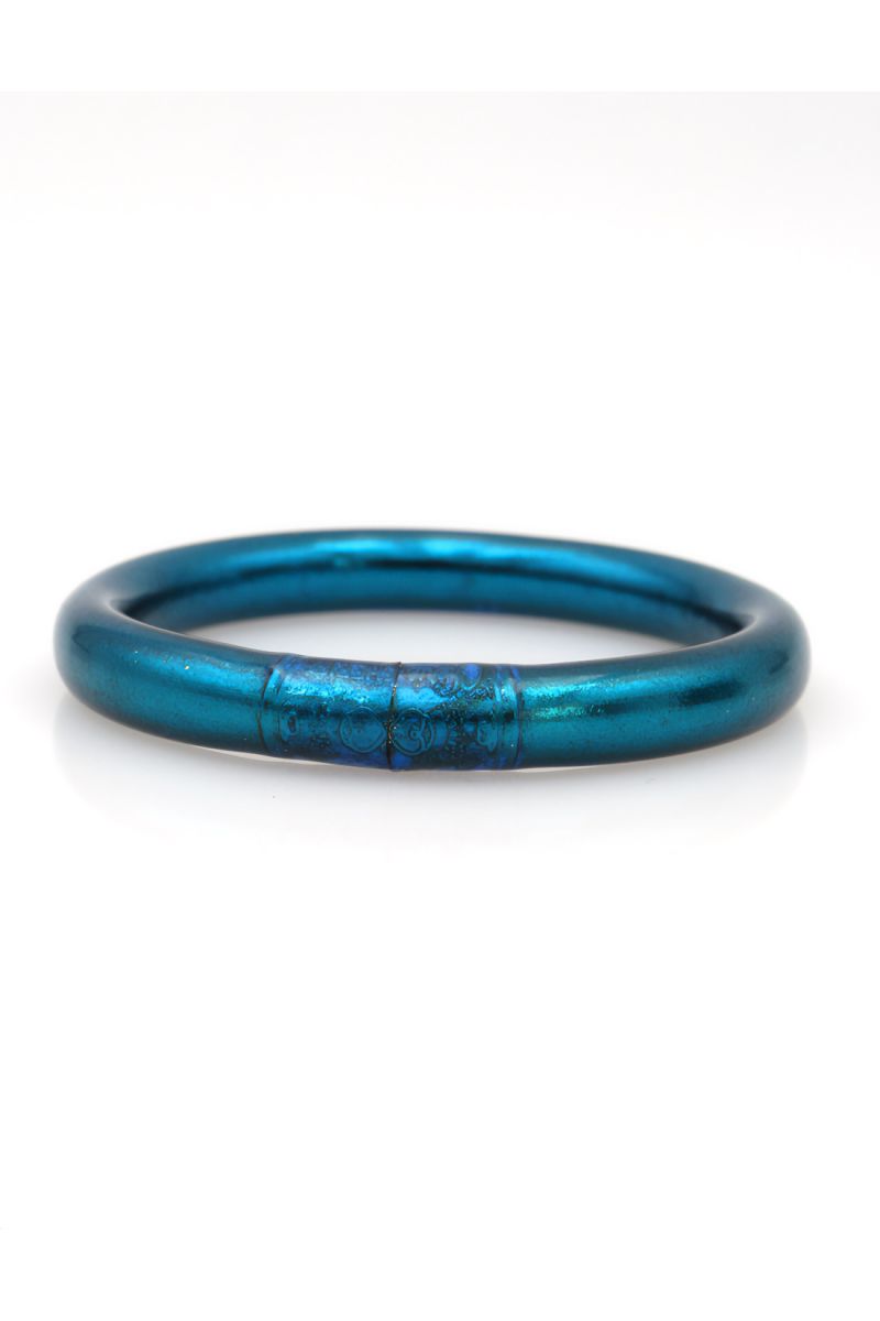 MAXI Jonc Bouddhiste Mantra BLEU CANARD