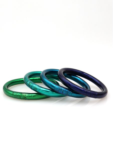 MAXI Jonc Bouddhiste Mantra COSMIC BLUE