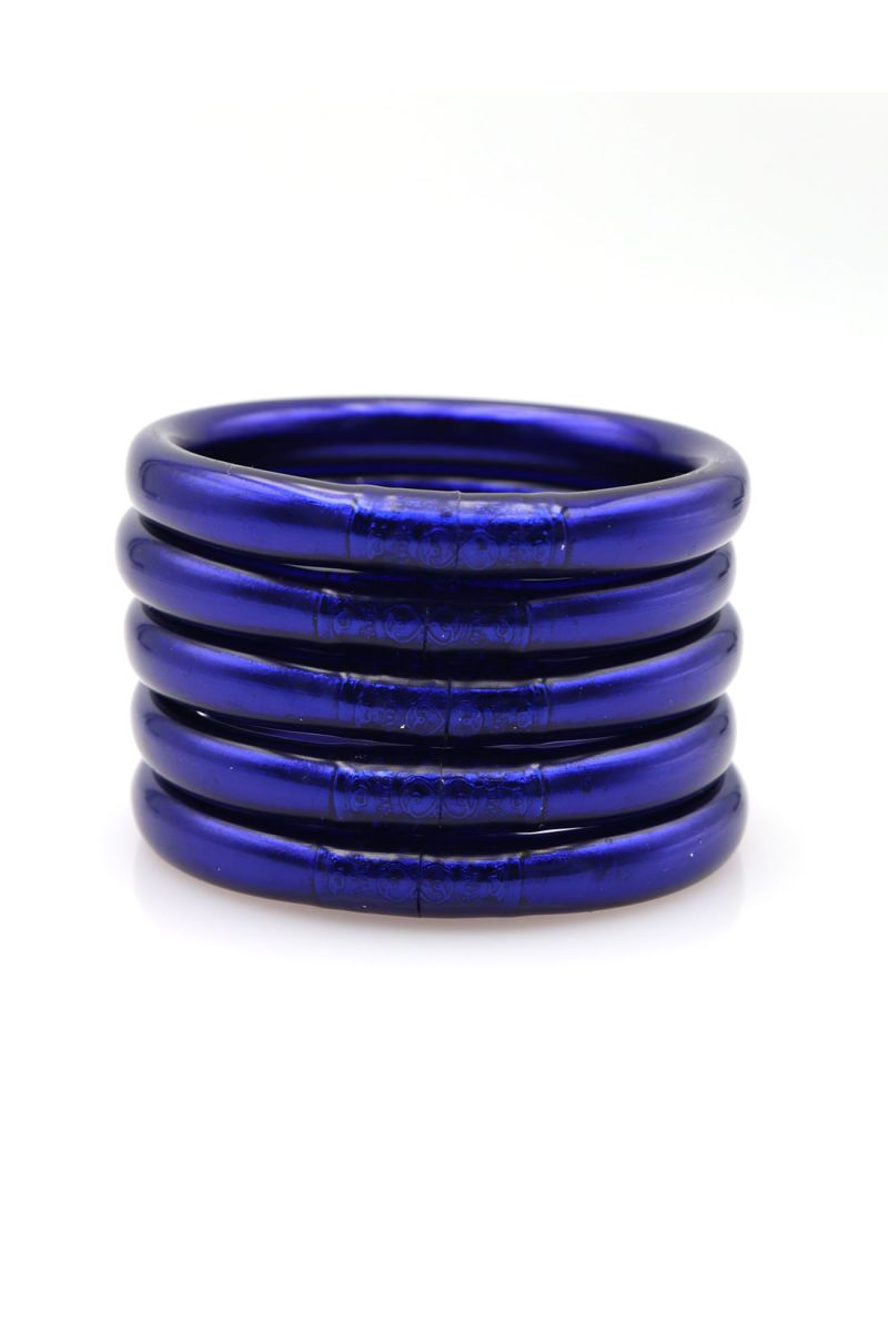 MAXI Jonc Bouddhiste Mantra BLEU NUIT