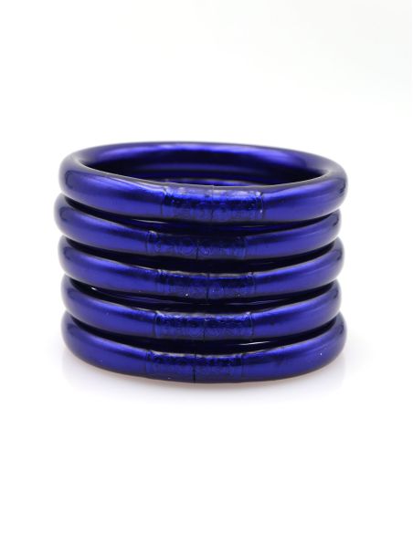 MAXI Jonc Bouddhiste Mantra BLEU NUIT