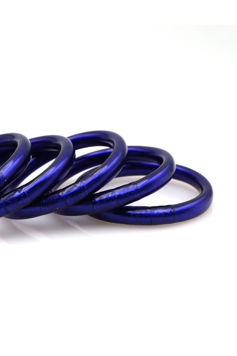 MAXI Jonc Bouddhiste Mantra BLEU NUIT