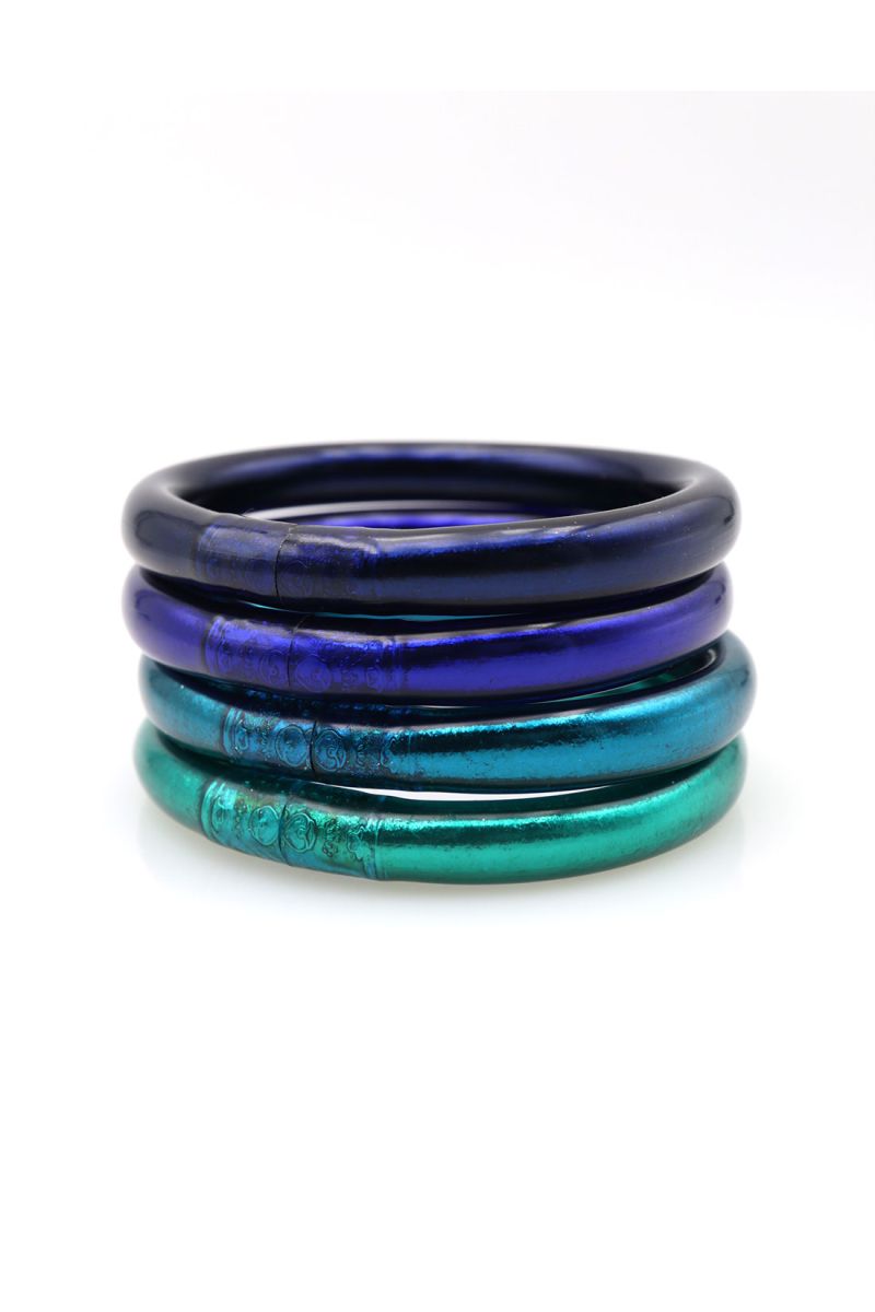 MAXI Jonc Bouddhiste Mantra BLEU NUIT