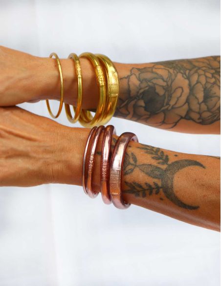 copy ofBuddhist Bangle Talisman 12mm GOLD