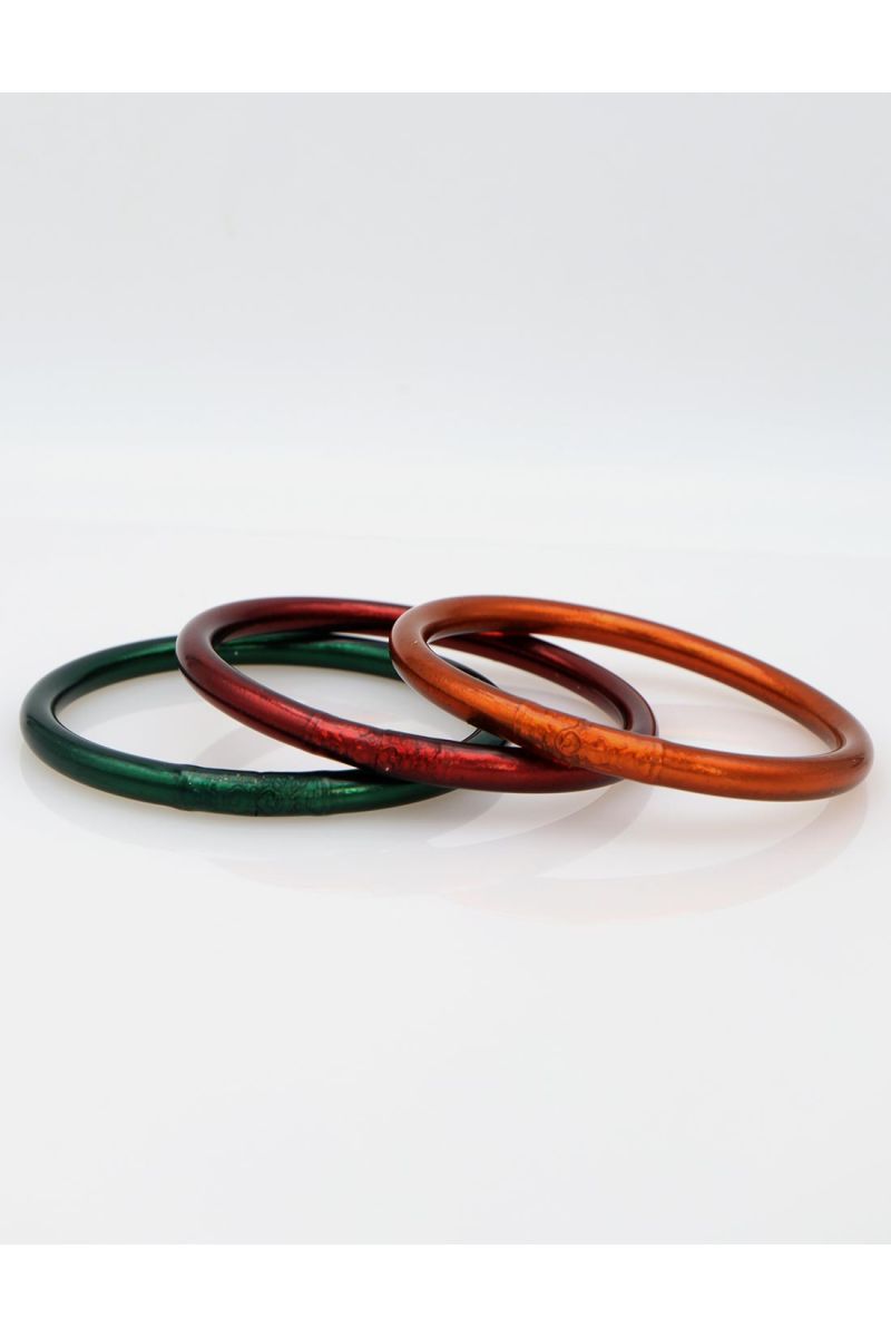 Jonc Bouddhiste Mantra Black Green