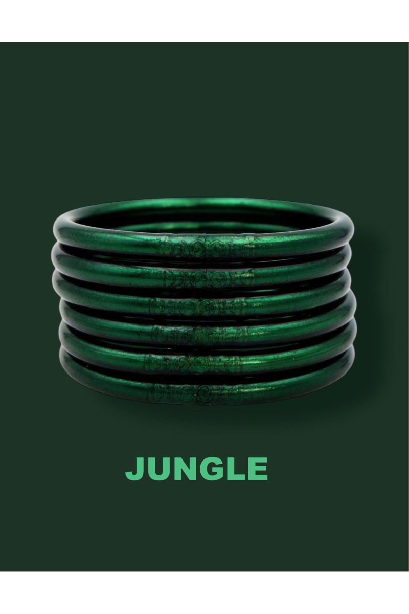 Jonc Bouddhiste Mantra Black Green