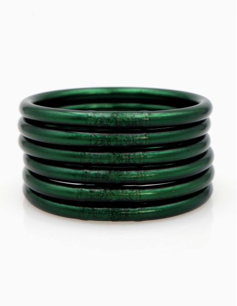 Jonc Bouddhiste Mantra Black Green