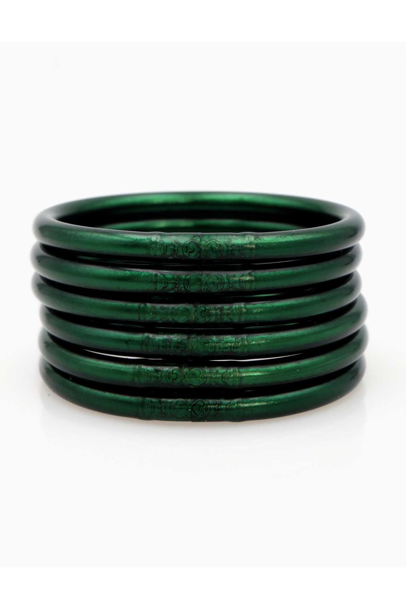 Jonc Bouddhiste Mantra Black Green