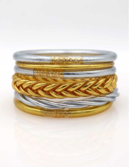copy ofcopy ofcopy ofSet of 5 Buddhist bangles